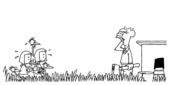 Expect children to take no interest in the care and feeding of homestead animals until butchering day comes around, when the critter that was destined for the stew pot suddenly becomes their dearest pet.